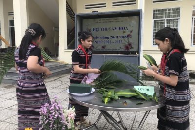 HỘI THI CẮM HOA CHÀO MỪNG NGÀY NHÀ GIÁO VIỆT NAM 20/11/2022