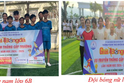 HỘI THI THỂ THAO – GIẢI BÓNG ĐÁ NAM, NỮ TRUYỀN THỐNG LẦN THỨ I, NĂM HỌC 2024-2025