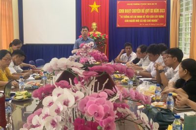 Sinh hoạt chuyên đề học tập và làm theo tư tưởng đạo đức, phong cách Hồ Chí Minh quý III năm 2023