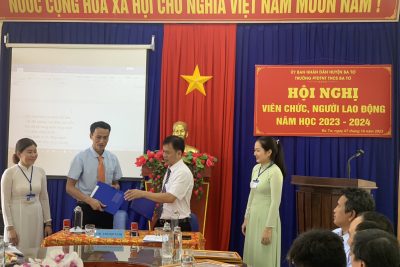 Hội nghị viên chức và người lao động năm học 2023-2024