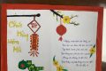 Hoạt động Trải nghiệm thi thiết kế, trang trí thiệp chúc mừng năm mới Xuân Giáp Thìn 2024