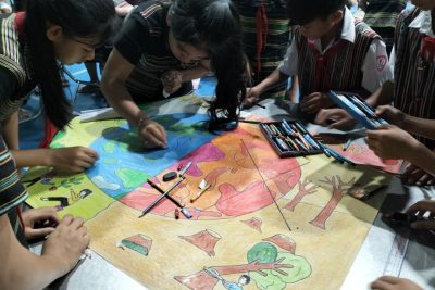 Sinh hoạt ngoại khóa vẽ tranh với chủ đề “Bảo vệ rừng, phòng cháy chữa cháy rừng, Bảo vệ tài nguyên thiên nhiên và môi trường sống”