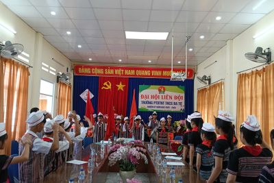 SÔI NỔI ĐẠI HỘI LIÊN ĐỘI TRƯỜNG PTDTNT THCS BA TƠ  NĂM HỌC 2025 – 2026