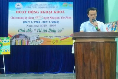 HOẠT ĐỘNG NGOẠI KHÓA TRI ÂN THẦY CÔ – DẤU ẤN ẤM ÁP CHÀO MỪNG 43 NĂM NGÀY NHÀ GIÁO VIỆT NAM